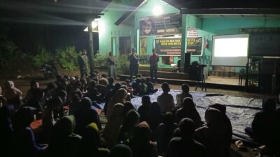 Satgas TMMD Ke-126 Bangun Kesadaran Warga Hidup Sehat dan Siaga Bencana