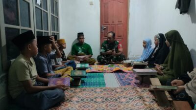 Satgas TMMD ke-126 Kodim 1606 Mataram Tanamkan Semangat Kebangsaan pada Anak Desa