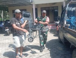 Babinsa dan Dinsos Lobar Bersinergi Bantu Warga Disabilitas di Gunungsari