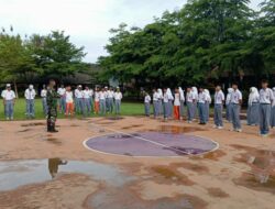 Pembinaan Disiplin, Babinsa Bentuk Karakter Pelajar Gunungsari