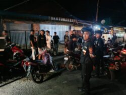 Respon Cepat Aduan Warga, Unit Patroli Sat Samapta Polres Sumbawa Bubarkan Balap Lari di Simpang Sering