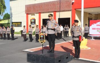Polres Lombok Tengah Gelar Upacara Peringatan Hari Kesadaran Nasional