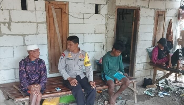 Bhabinkamtibmas Polres Bima Kota Sambangi Warga Binaan, Sampaikan Pesan Kamtibmas