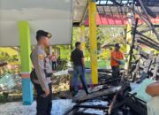 Sat Reskrim Polres Bima Kota Lakukan Olah TKP Kebakaran di TK Negeri Pembina