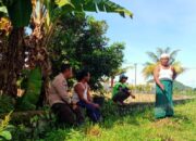 Bhabinkamtibmas Karang Bongkot Kawal Ketahanan Pangan Desa