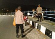 Polsek Batulayar Patroli Malam di Wisata Senggigi Lombok