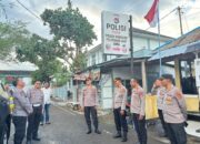 Kapolres Bima Kota Laksanakan Kunjungan dan Pemeriksaan di Polsek Kawasan Pelabuhan Laut Bima serta Mako Sat Polairud