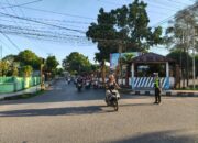 SAT LANTAS POLRES DOMPU GELAR RAWAN PAGI DAN STRONG POINT, WUJUDKAN KAMSELTIBCAR LANTAS DI WILAYAH HUKUM POLRES DOMPU