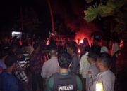 POLSEK DOMPU BERHASIL KENDALIKAN AKSI PEMBLOKIRAN JALAN DI DUSUN PALIKARAWE SECARA HUMANIS