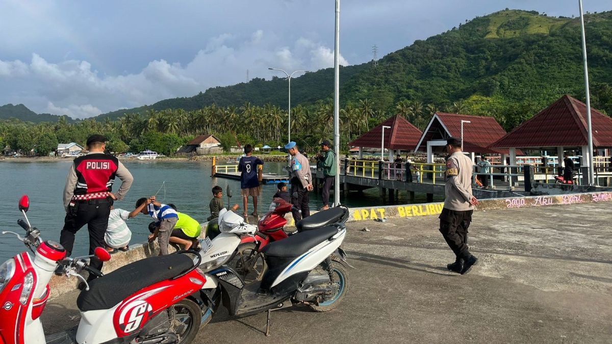 Polsek Sekotong Gelar Patroli KRYD di Dermaga Tawun