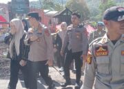 Kapolres Bima Kabupaten Dampingi Kunker Wakil Gubernur NTB di Lokasi Kebakaran Desa Lido