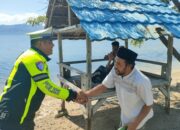 Antisipasi Lonjakan Pengunjung Wisata di Pantai Kalaki Saat Libur Idhul Adha, Satlantas Polres Bima Disiagakan di Kawasan Wisata
