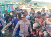 KORBAN TERSERET ARUS DI PANTAI LAKEY DITEMUKAN MENINGGAL DUNIA, TIM GABUNGAN LAKUKAN EVAKUASI