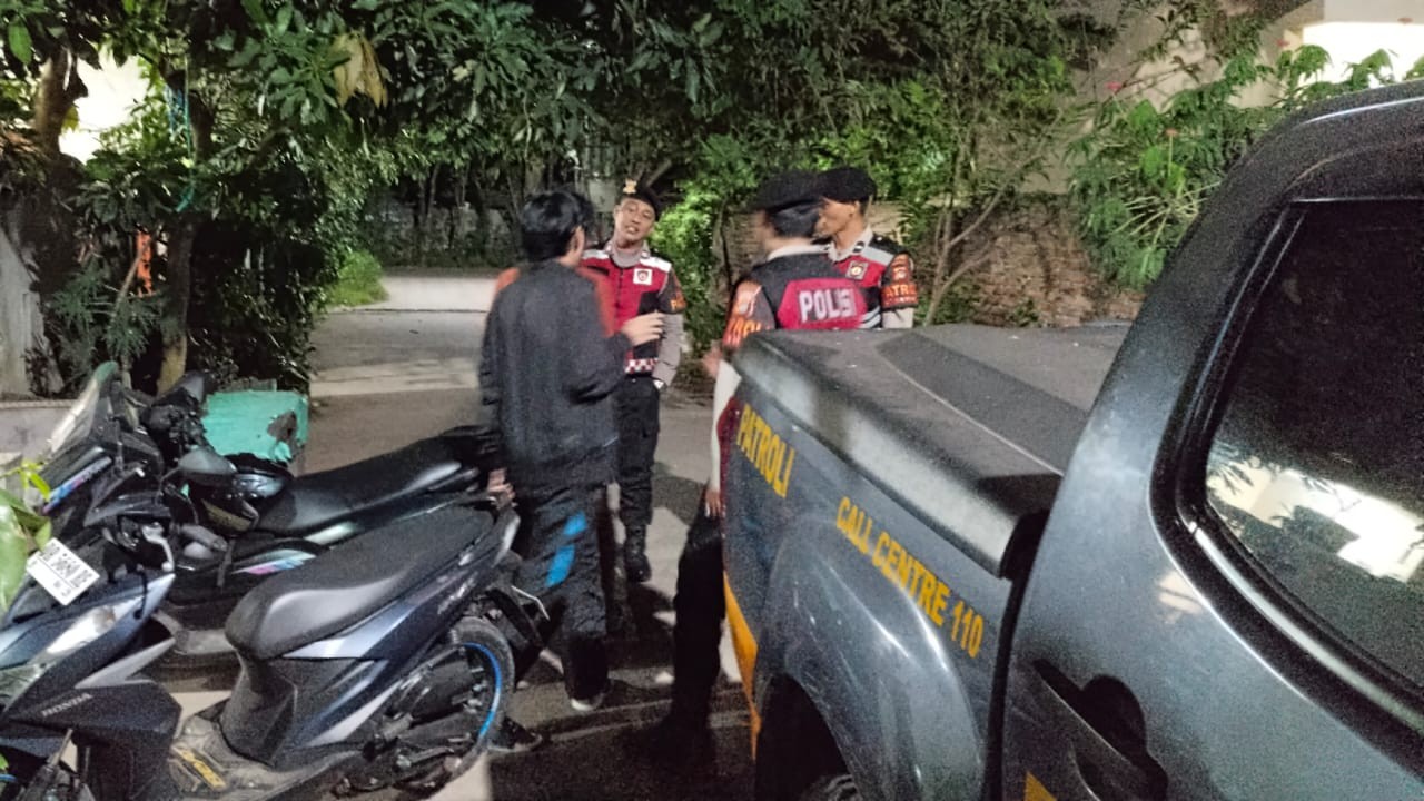 Cegah Curat dan Curanmor, Sat Samapta Polres Lobar Patroli di Lembar