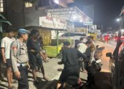 PAMAPTA I POLRES DOMPU INTENSIFKAN PATROLI MALAM DAN HIMBAUAN KAMTIBMAS DI WILAYAH KOTA