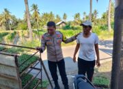 Bhabinkamtibmas Desa Bagik Papan Laksanakan Silaturahmi, Cek Bibit Pertanian dan Sampaikan Himbauan Kamtibmas
