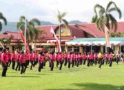 Sambut HUT Bhayangkara ke-80, Polres Lombok Barat Gelar Olahraga Bersama
