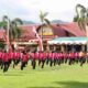 Meriah, Olahraga Bersama HUT Bhayangkara ke-80 di Polres Lombok Barat