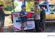 Kapolsek Sambelia Salurkan Bantuan Sosial kepada Masyarakat dalam Rangka HUT Bhayangkara ke-80