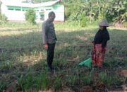 Polres Lombok Barat Kawal Program Swasembada Pangan di Desa Kuranji