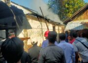 SINERGITAS POLRI, DAMKAR DAN MASYARAKAT BERHASIL PADAMKAN KEBAKARAN RUMAH DI KELURAHAN BALI DOMPU