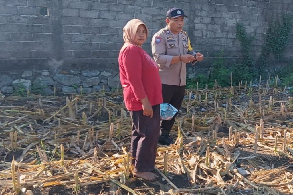 Polsek Labuapi Kawal Ketahanan Pangan Desa Bagik Polak