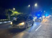 Antisipasi Kriminalitas, Polres Lombok Barat Patroli Skala Besar di Bypass BIL