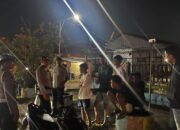 PAMAPTA I POLRES DOMPU GELAR PATROLI MALAM GUNA CIPTAKAN SITUASI KAMTIBMAS YANG KONDUSIF