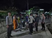Menekan Potensi Kriminalitas Polsek Monta Polres Bima Kabupaten Gelar KRYD Malam Hingga dini Hari
