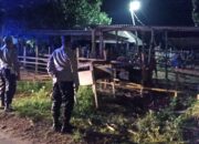 Antisipasi Curi Ternak, Polsek Sekotong Patroli Malam di Batu Kumbu