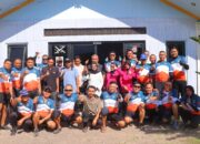 GOWES KAMTIBMAS KAPOLRES LOMBOK UTARA DI DESA SAMAGUNA DIIRANGKAIKAN BAKTI KESEHATAN DAN BANSOS