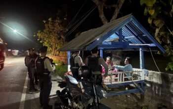 Unit Patmor Polres Dompu Gencarkan Patroli Malam, Warga Diajak Wujudkan Lingkungan Aman