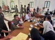 Meriahkan HUT Bhayangkara ke-80, Personel Damai Cartenz Partisipasi Dalam Giat Donor Darah di Polres Nabire