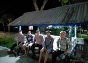 SAT BINMAS POLRES DOMPU PERKUAT KEMITRAAN DENGAN MASYARAKAT MELALUI SAMBANG SATKAMLING DAN HIMBAUAN KAMTIBMAS DI MALAM MINGGU