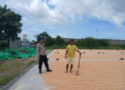 JAGA KUALITAS HASIL PANEN, BHABINKAMTIBMAS DORONG PETANI MANFAATKAN PROGRAM BULOG