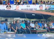 Kapolres Bima Kabupaten di Wakili Wakapolres Hadiri Turnamen Sepak bola Piala Wali Kota