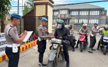Tingkatkan Disiplin Anggota, Sipropam Polres Bima Kota Laksanakan Gaktibplin
