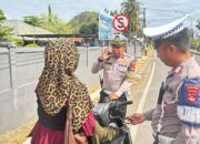 Tingkatkan Kamseltibcarlantas, Sat Lantas Polres Bima Kota Gelar Razia Kendaraan