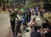 Polres Sumbawa Barat Intensifkan Patroli Strong Point pada Malam Minggu, Ciptakan Situasi Kamtibmas yang Aman dan Kondusif