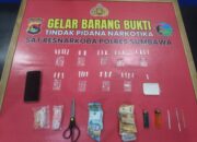 Simpan Puluhan Poket Sabu, Seorang Petani di Tarano Diringkus Tim Opsnal Sat Resnarkoba Polres Sumbawa