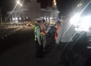 Tanjung Diterangi Lampu Biru: Patroli Blue Light Antisipasi 3C + Cuaca Ekstrim*