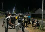 Memastikan Kondusifitas Wilayah dan Imbu Warga Jaga Kamtibmas Polsek Woha Optimalkan Patroli KRYD Malam Hari