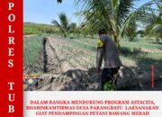 Polri Dukung Astacita, Polsek Jenu Polres Tuban jagung milik Warga di Desa Socorejo