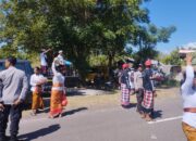 Personel Polsek Tambora Polres Bima Kabupaten Melaksanakan Pengamanan Ibadah Melasti Umat Hindu