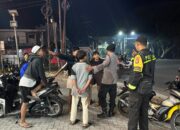 Patroli Malam, Bhabinkamtibmas Renteng Antisipasi Balap Liar dan Gangguan Kamtibmas