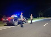 Patroli Malam, Polsek Pujut Intensifkan Antisipasi Kejahatan 3C di Jalur Bypass Ketare