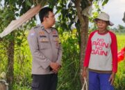 Polsek Labuapi Ajak Warga Telagawaru Manfaatkan Lahan Kosong