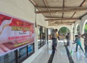 Kapolsek Jerowaru Bersama Anggota Gelar Bhakti Sosial di Masjid Subulussalam dalam Rangka HUT Bhayangkara ke-80