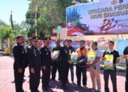 Bakti Sosial Hari Bhayangkara ke-80: Polres Sumbawa Salurkan 500 Kg Beras Gratis untuk Masyarakat
