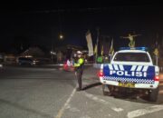BLUE LIGHT PATROL DAN STRONG POINT MALAM, SAT LANTAS POLRES DOMPU HADIR WUJUDKAN KEAMANAN DAN KETERTIBAN LALU LINTAS